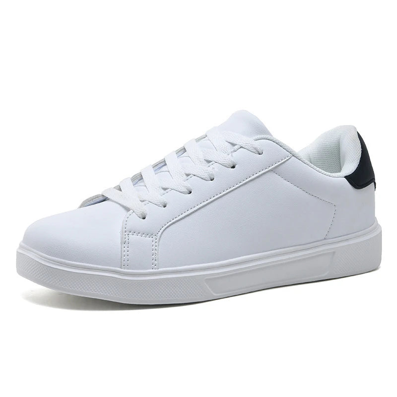 White Shoes For Men And Women In The Same Style Spring Autumn Leather Waterproof Casual Sports Shoes For Teenagers Casual Shoes