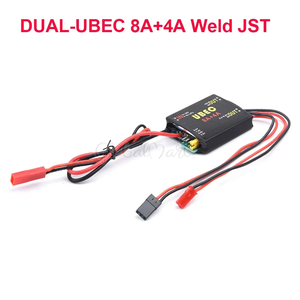 AANEW 2S-6S 6-36V UBEC 8A BEC & DUAL UBEC 8A+4A 5.2/6.0/7.4V/8.4V Servo Separate Power Supply RC Car Fix-Wing Airplane Robot Arm
