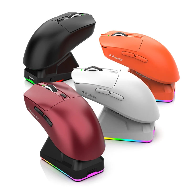 k-sanke x11 Bluetooth wireless mouse game three-mode e-sports laptop PAW311 desktop computer lightweight magnetic charging