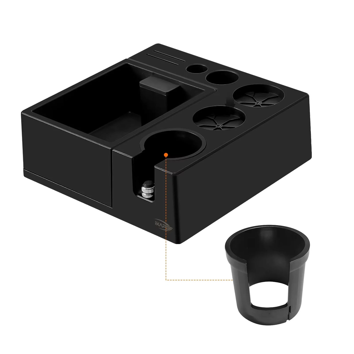 IKAPE V2 Espresso Knock Box Organizer Box for Coffee Beans And Accessories Professional coffee tools for home baristas