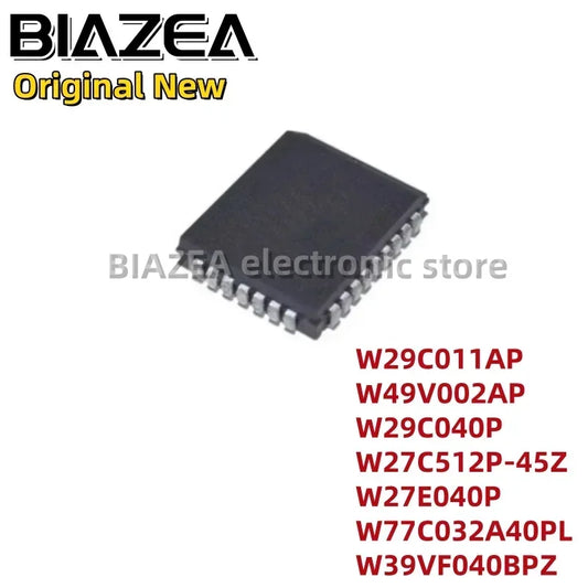 1piece W29C011AP W49V002AP W29C040P W27C512P-45Z W27E040P W77C032A40PL W39VF040BPZ PLCC-32