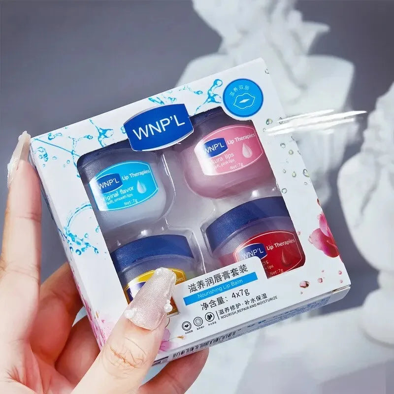 💄 4/6/8pcs Lip Balm Set | Natural Plant Formula for Soft, Moisturized Lips 💄