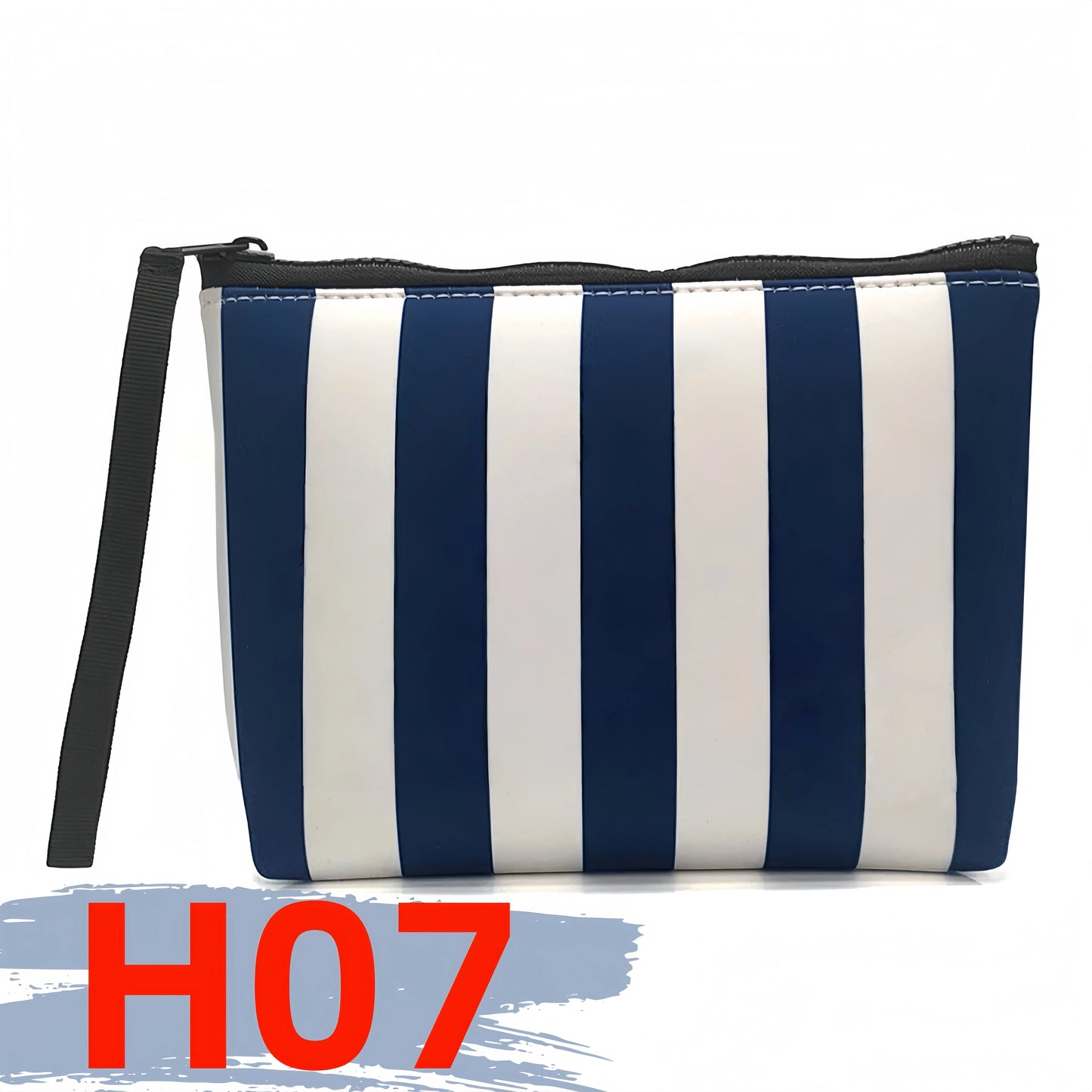 European Italy New Original Trademark cosmetic bag Diving Casual Beach Canvas Striped Tassel Handmade Handbag Tote Travel Bag
