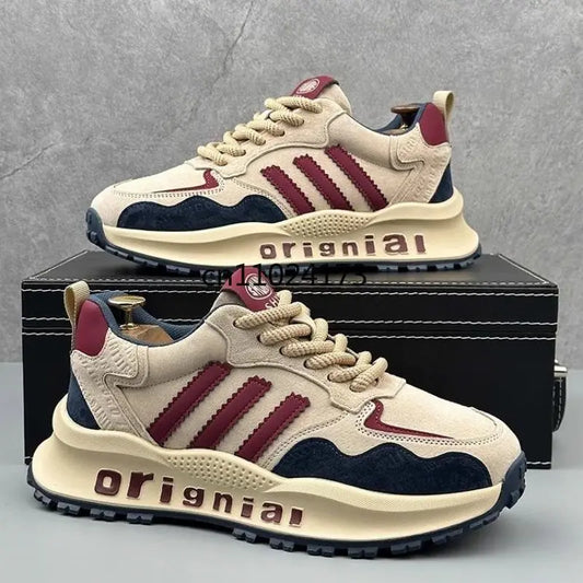 Trendy Brand Men's New Comfortable and Versatile Casual Shoes with Soft Soles Anti Slip and Wear-resistant Shoes