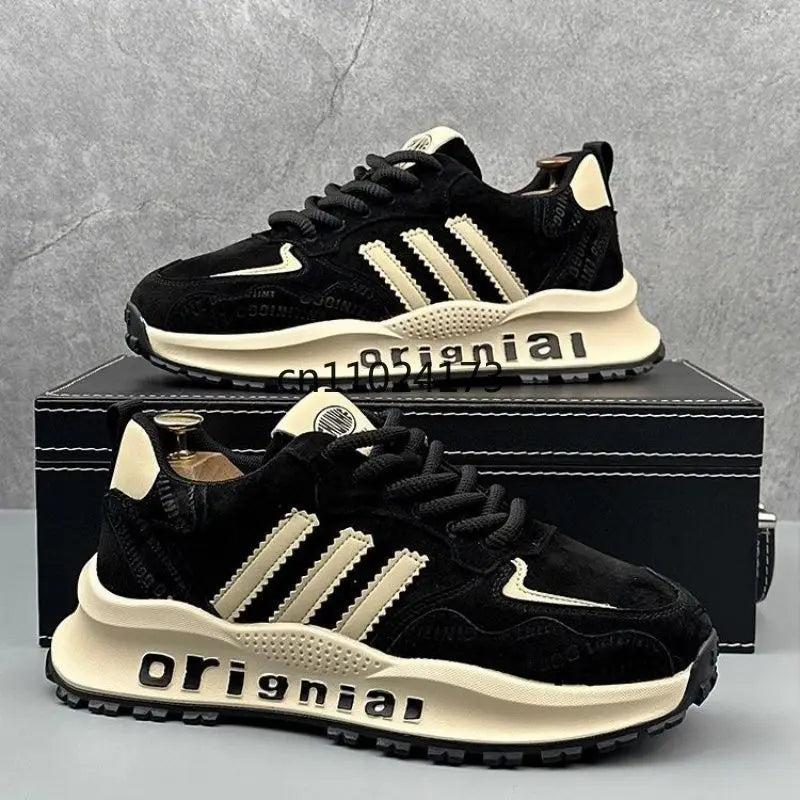 Trendy Brand Men's New Comfortable and Versatile Casual Shoes with Soft Soles Anti Slip and Wear-resistant Shoes