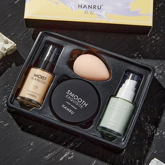 🎁 4pcs Makeup Gift Set | Flawless Skin, Oil Control & Lasting Glow 🎁