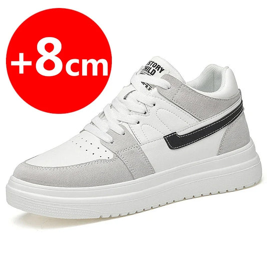 2024 Men Elevator Shoes heightening sneakers for men 6cm 8cm breathable height increased shoes for man sports shoes