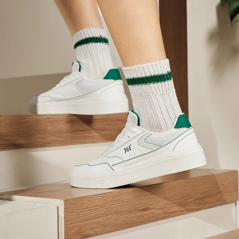 361 Degrees Men Board Shoes Versatile Durable Thick Sole Outdoor Breathable Trendy Lightweight Leisure Male Sneakers 672516630