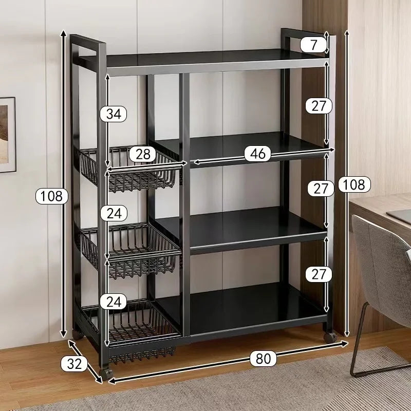 Extra Thick and Super Thick Fruit and Vegetable Storage Rack, Home Basket Storage Rack, Kitchen Storage Rack, Storages Racks