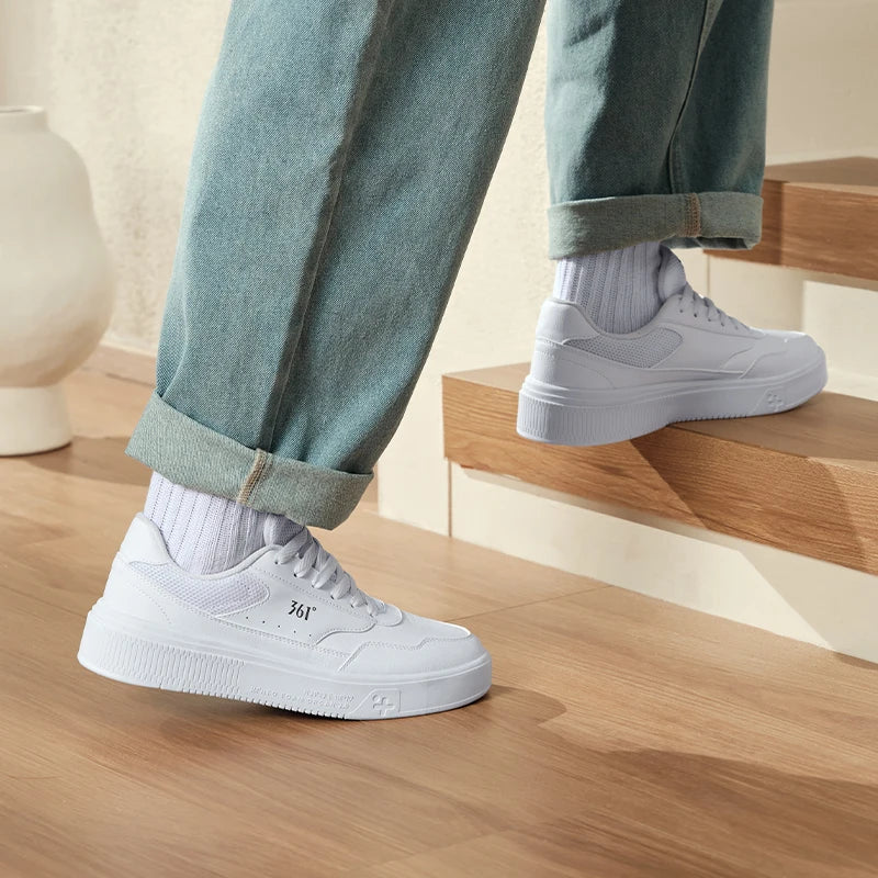 361 Degrees Men Board Shoes Versatile Durable Thick Sole Outdoor Breathable Trendy Lightweight Leisure Male Sneakers 672516630