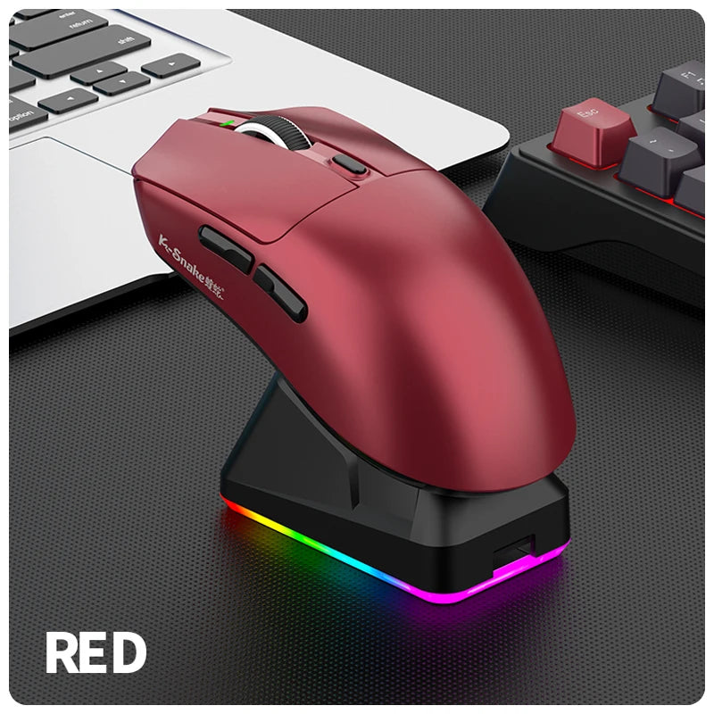 k-sanke x11 Bluetooth wireless mouse game three-mode e-sports laptop PAW311 desktop computer lightweight magnetic charging