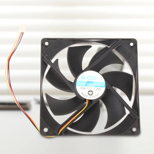 12cm 120mm for DC Brushless Fan 12V 0.25A 2 Lines 2pin Connector High Speed Server Computer Chassis Power Cooling Fan