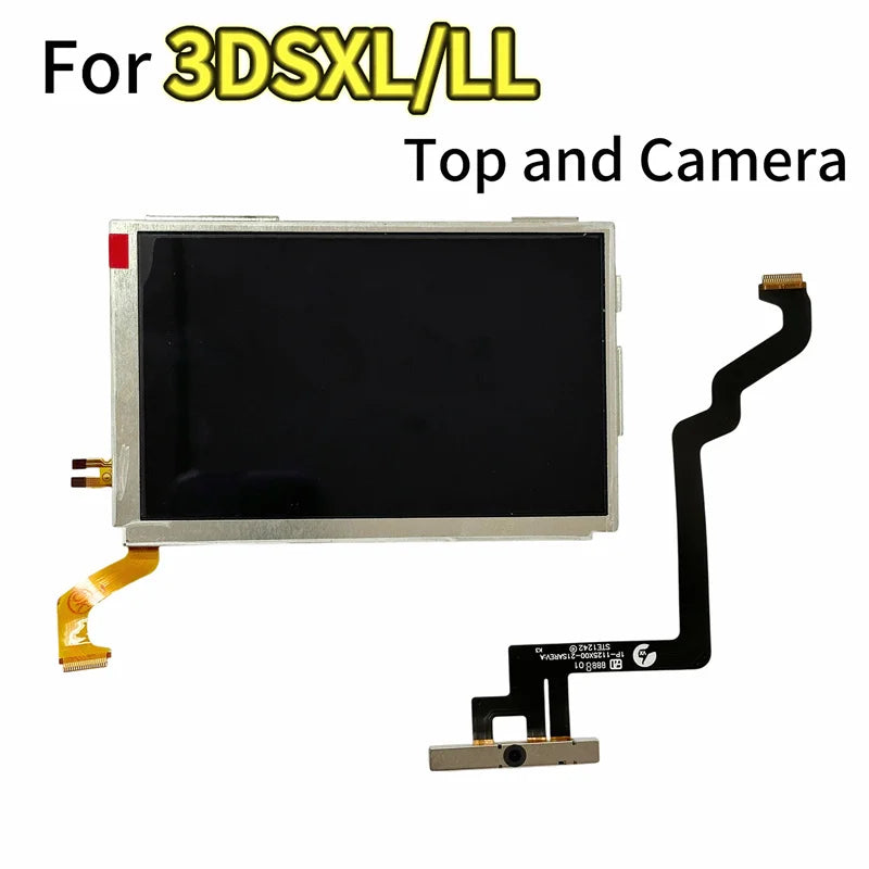 Touch Screen Panel Digitizer Glass for Nintendo 3DSXL 3DSLL Top Upper & Bottom Lower LCD Display Screen Camera Volume Flex Cable
