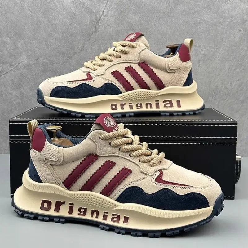 Trendy Brand Men's New Comfortable and Versatile Casual Shoes with Soft Soles Anti Slip and Wear-resistant Shoes