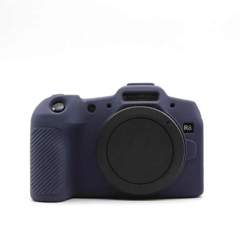 For Canon EOS R8 Camera Silicone Cover Anti-slip Grip Soft Protective Case Dustproof Anti-fall Portable Camera Bag