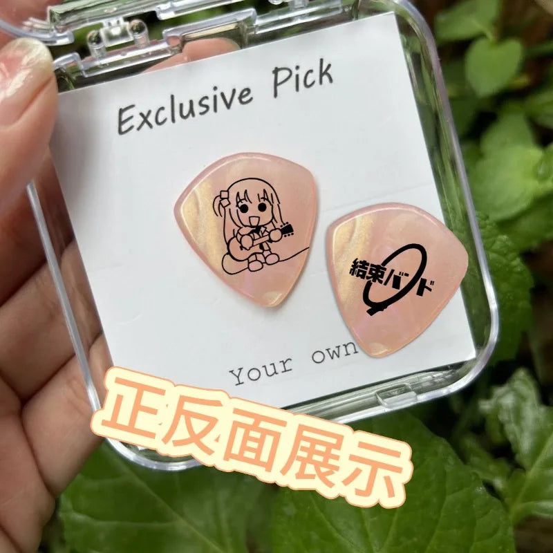 Bocchi The Rock Gotoh Hitori Ijichi Nijika Aa Yamada Ryo Anime Peripherals Bass, Electric Guitar Picks, High-Value Holiday Gifts