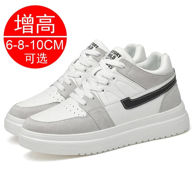 2024 Men Elevator Shoes heightening sneakers for men 6cm 8cm breathable height increased shoes for man sports shoes
