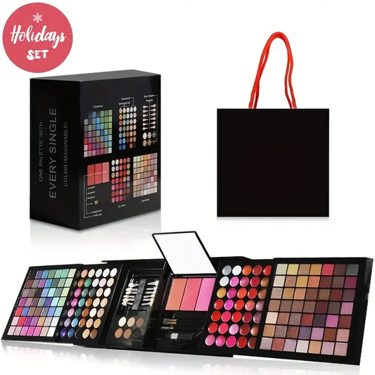 ✨ 177-Color All-in-One Makeup Kit | Eyeshadow, Blush, Lip Gloss & More ✨