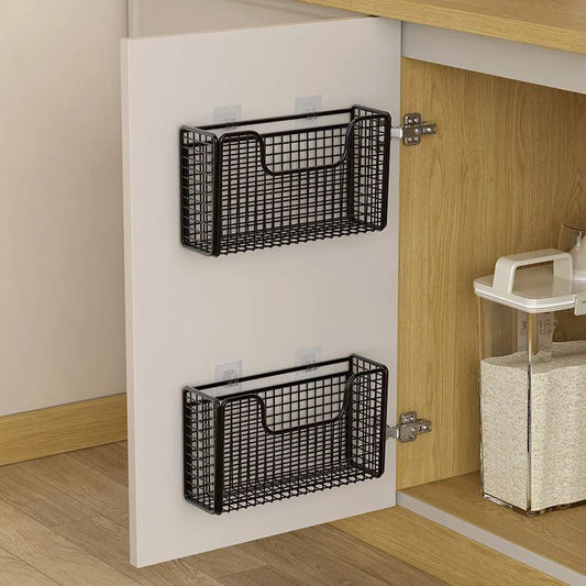 ✨ Punch-Free Wall-Mounted Storage Rack | Kitchen & Bathroom Organizer ✨