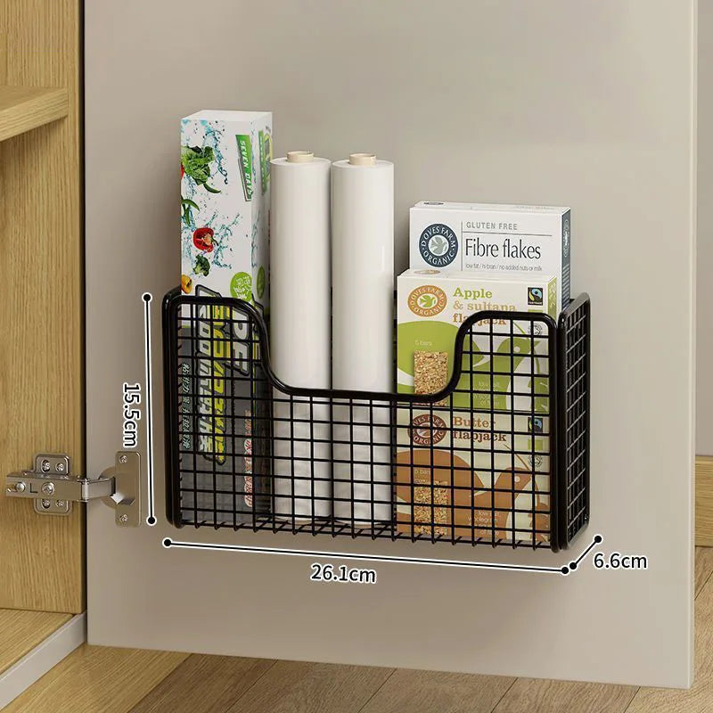 ✨ Punch-Free Wall-Mounted Storage Rack | Kitchen & Bathroom Organizer ✨