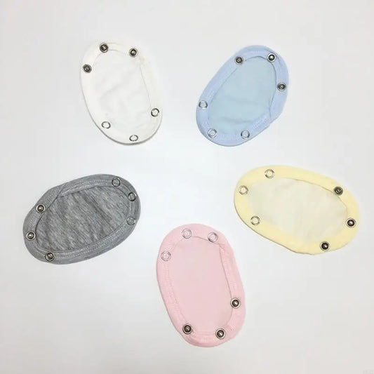 Diaper Extenders Solid Color Baby Bodysuit Diaper Clothing Accessories 5Pieces
