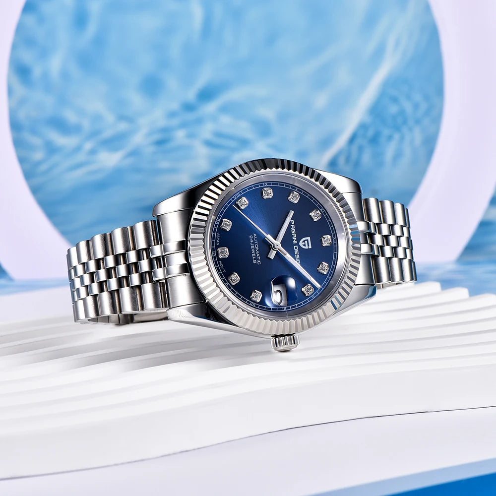 2025 New PAGANI DESIGN PD-1645 V3 Men's Mechanical Watches Business Sapphire Glass Automatic 42MM Stainless Steel Watch for Men