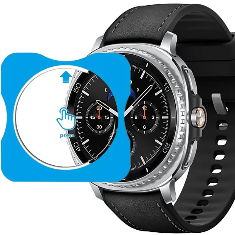 Quick Pasting Screen Film for Samsung Galaxy Watch Ultra 47mm Glass Protective Film Watch 8 7 6 5 4 40mm 44mm 8/6/4 Classic 46mm
