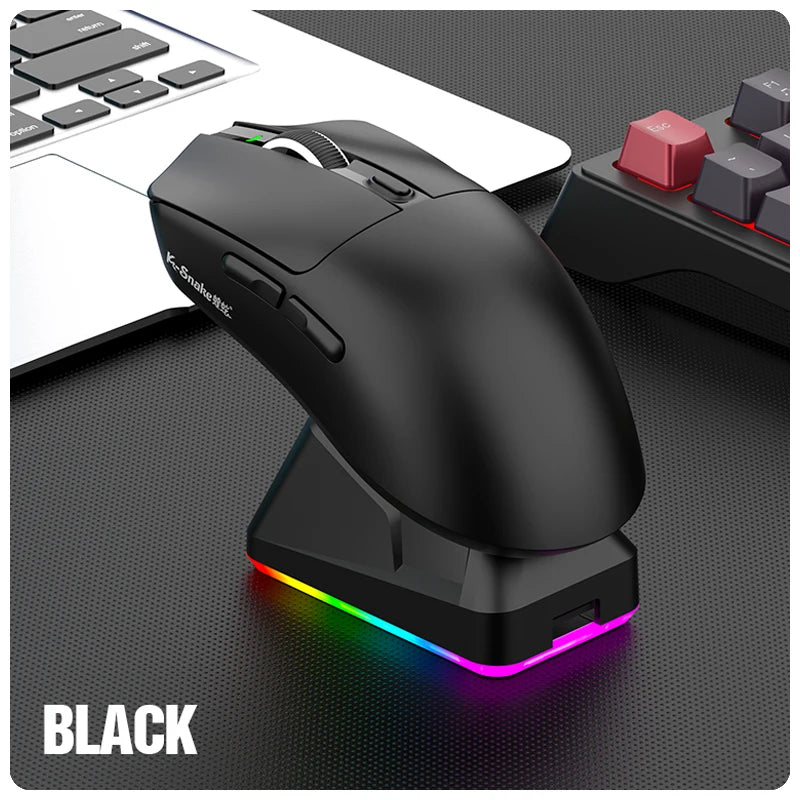 k-sanke x11 Bluetooth wireless mouse game three-mode e-sports laptop PAW311 desktop computer lightweight magnetic charging