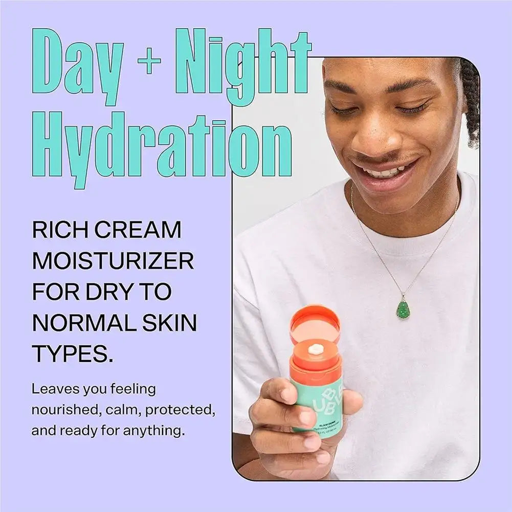 Bubble Skin Niacinamide Oil-Control Moisturizer Lightweight Smooth Nourishing Face for Normal Dry Skin Bubble Skin Moisturizer