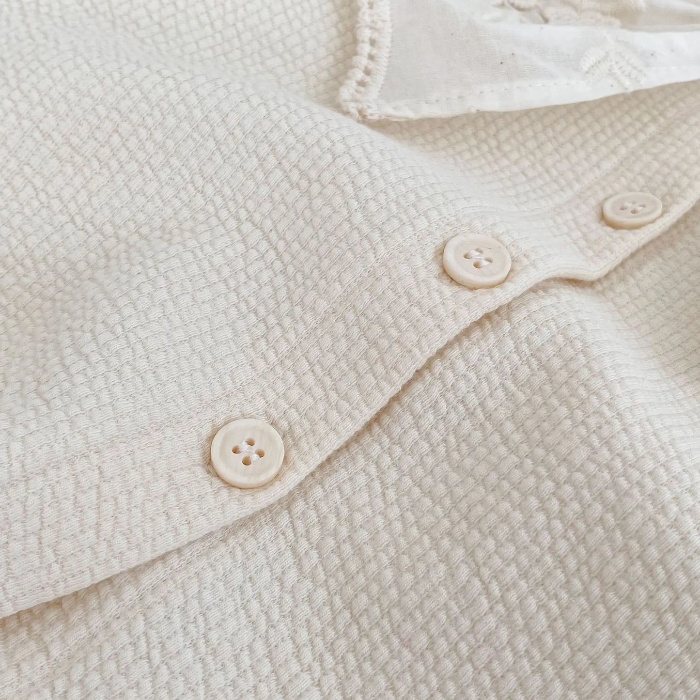 Baby Clothing Set 2025 Autumn Spring New Girls' Long Sleeve Suit Cotton Lace Collar Cardigan +Pant Two-piece Suit