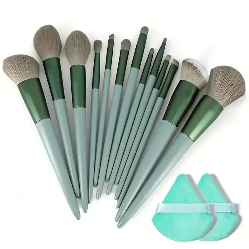 ✨ Professional Makeup Brush Set | Soft & Fluffy Kabuki, Foundation & Eyeshadow Brushes ✨