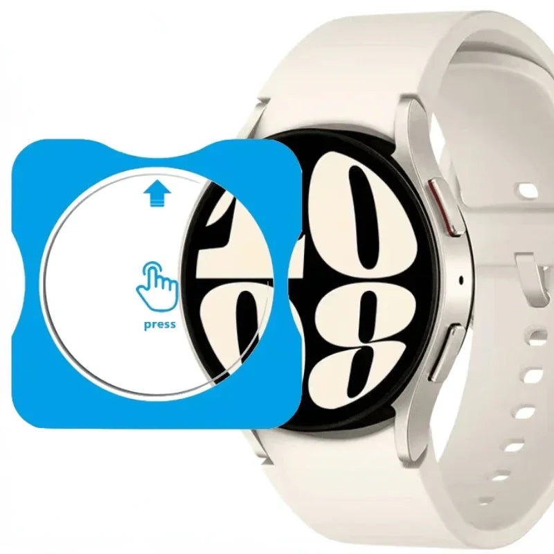 Quick Pasting Screen Film for Samsung Galaxy Watch Ultra 47mm Glass Protective Film Watch 8 7 6 5 4 40mm 44mm 8/6/4 Classic 46mm