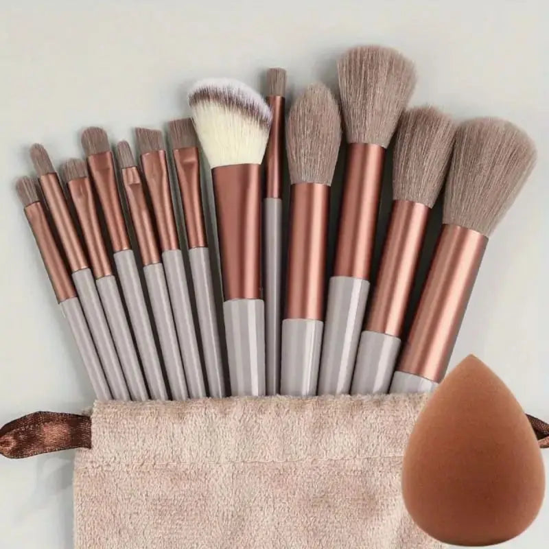 ✨ Professional Makeup Brush Set | Soft & Fluffy Kabuki, Foundation & Eyeshadow Brushes ✨