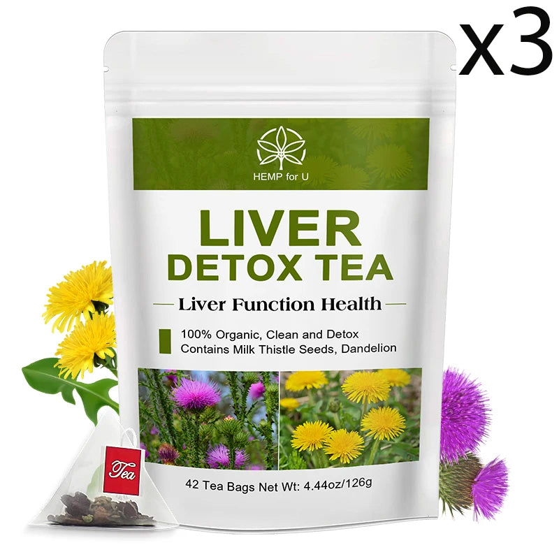 Natural Liver Care, Milk Thistle, Caffeine Free, Liver Detox - Nourish and Support Your Liver Health, Improve Liver Function