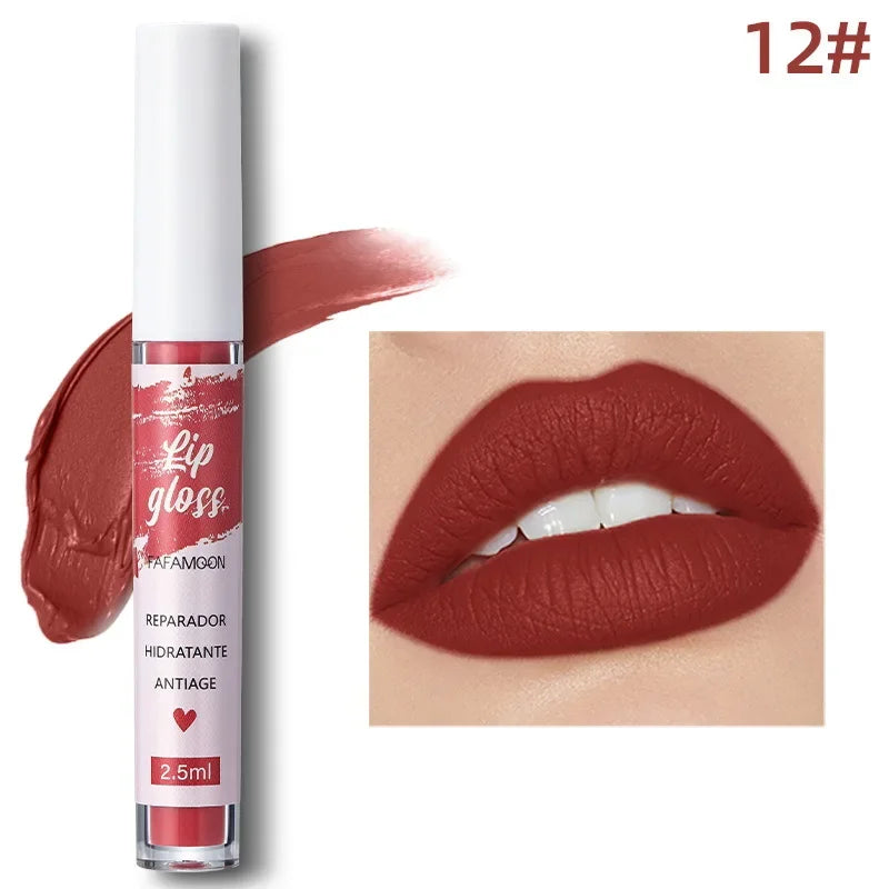 💄 Rose Red Matte Liquid Lipstick | Waterproof, Long-Lasting & Non-Stick 💄