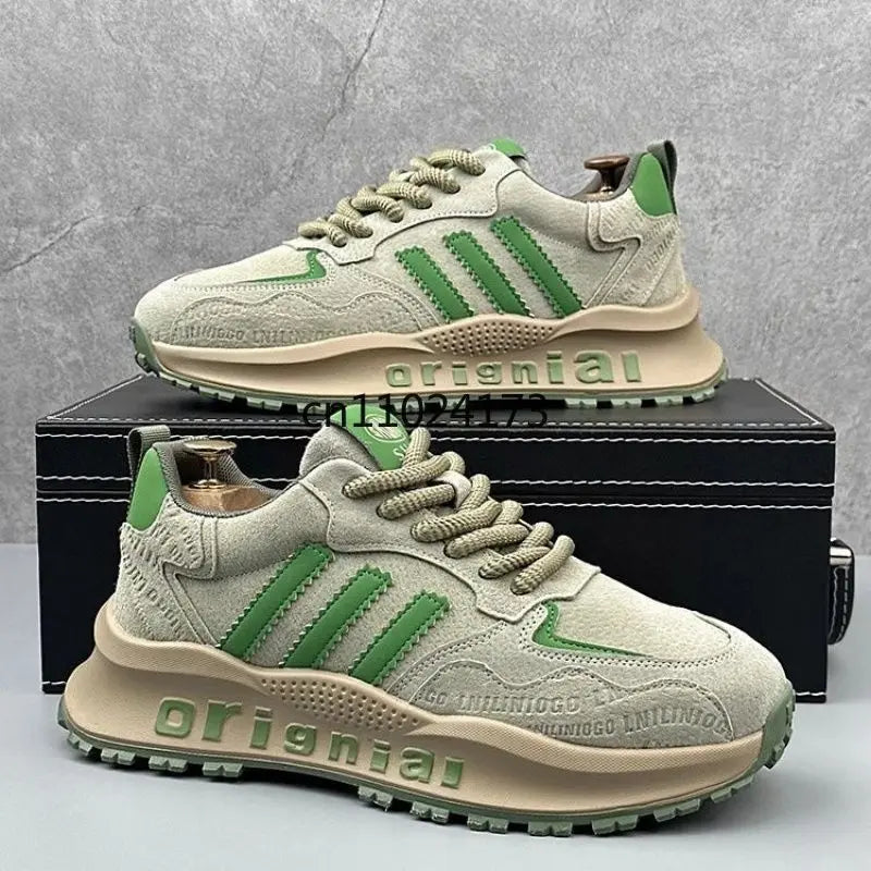 Trendy Brand Men's New Comfortable and Versatile Casual Shoes with Soft Soles Anti Slip and Wear-resistant Shoes
