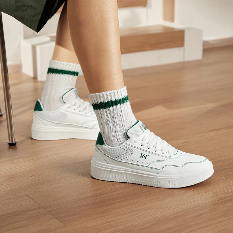 361 Degrees Men Board Shoes Versatile Durable Thick Sole Outdoor Breathable Trendy Lightweight Leisure Male Sneakers 672516630