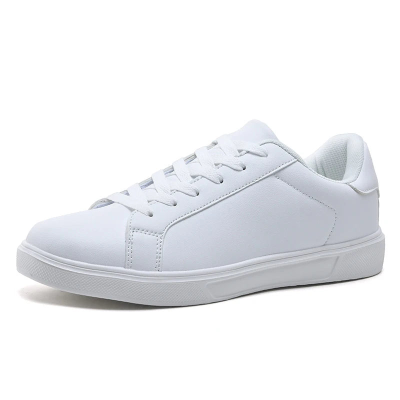 White Shoes For Men And Women In The Same Style Spring Autumn Leather Waterproof Casual Sports Shoes For Teenagers Casual Shoes