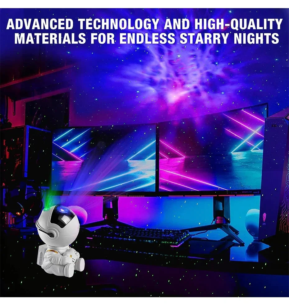 🌌 GalaxyGlow Star Projector – LED Nebula Night Light for Bedroom & Kids 🌌