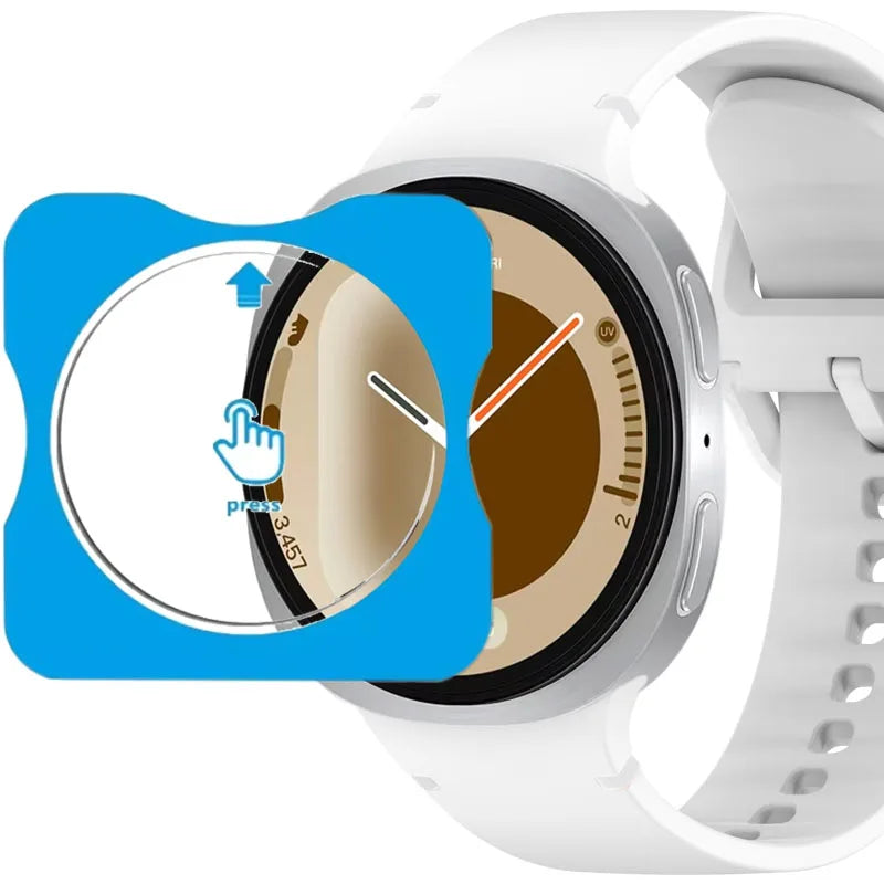 Quick Pasting Screen Film for Samsung Galaxy Watch Ultra 47mm Glass Protective Film Watch 8 7 6 5 4 40mm 44mm 8/6/4 Classic 46mm