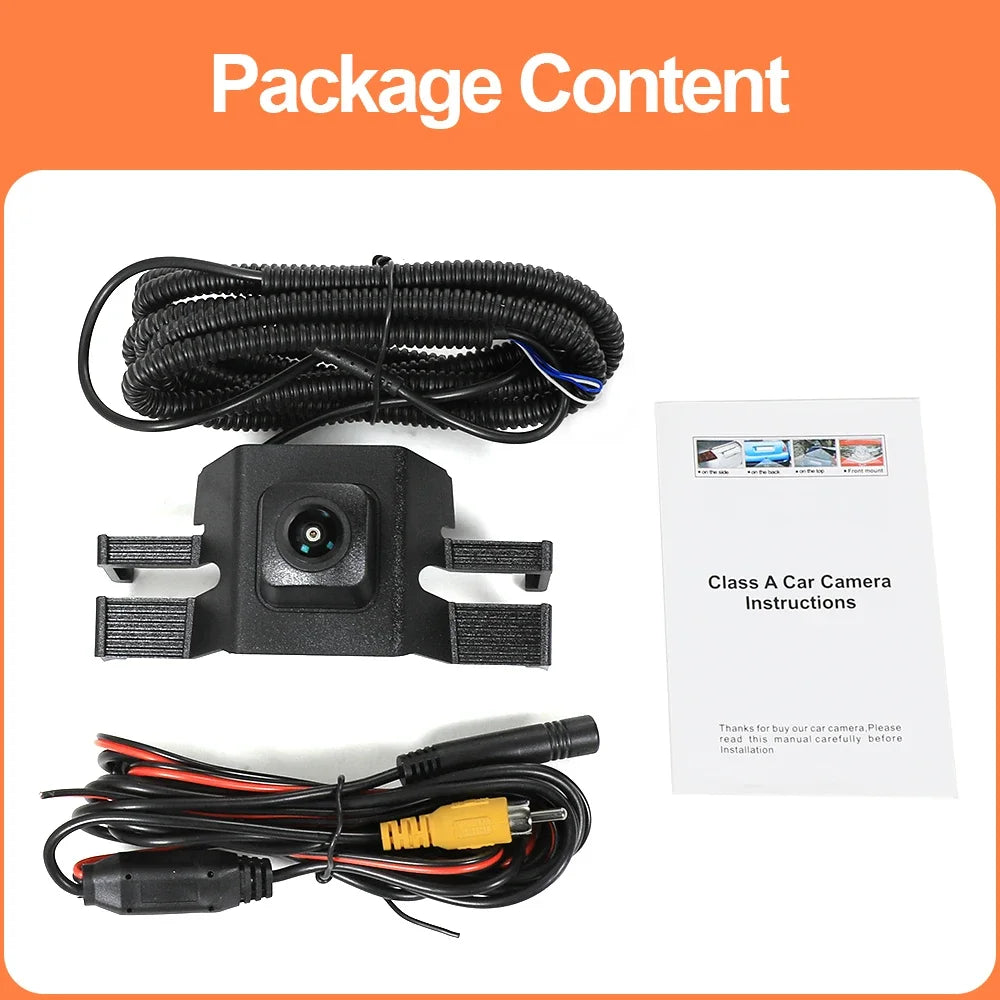 Car Front View Camera For Toyota Highlander 2018 2021 AHD Camera 1080P Night Vision 150° Fisheye Lens Waterproof Parking Monitor