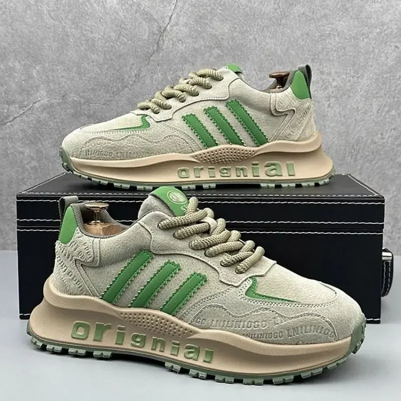 Trendy Brand Men's New Comfortable and Versatile Casual Shoes with Soft Soles Anti Slip and Wear-resistant Shoes
