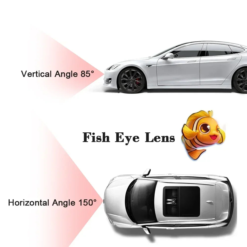 Car Front View Camera For Toyota Highlander 2018 2021 AHD Camera 1080P Night Vision 150° Fisheye Lens Waterproof Parking Monitor
