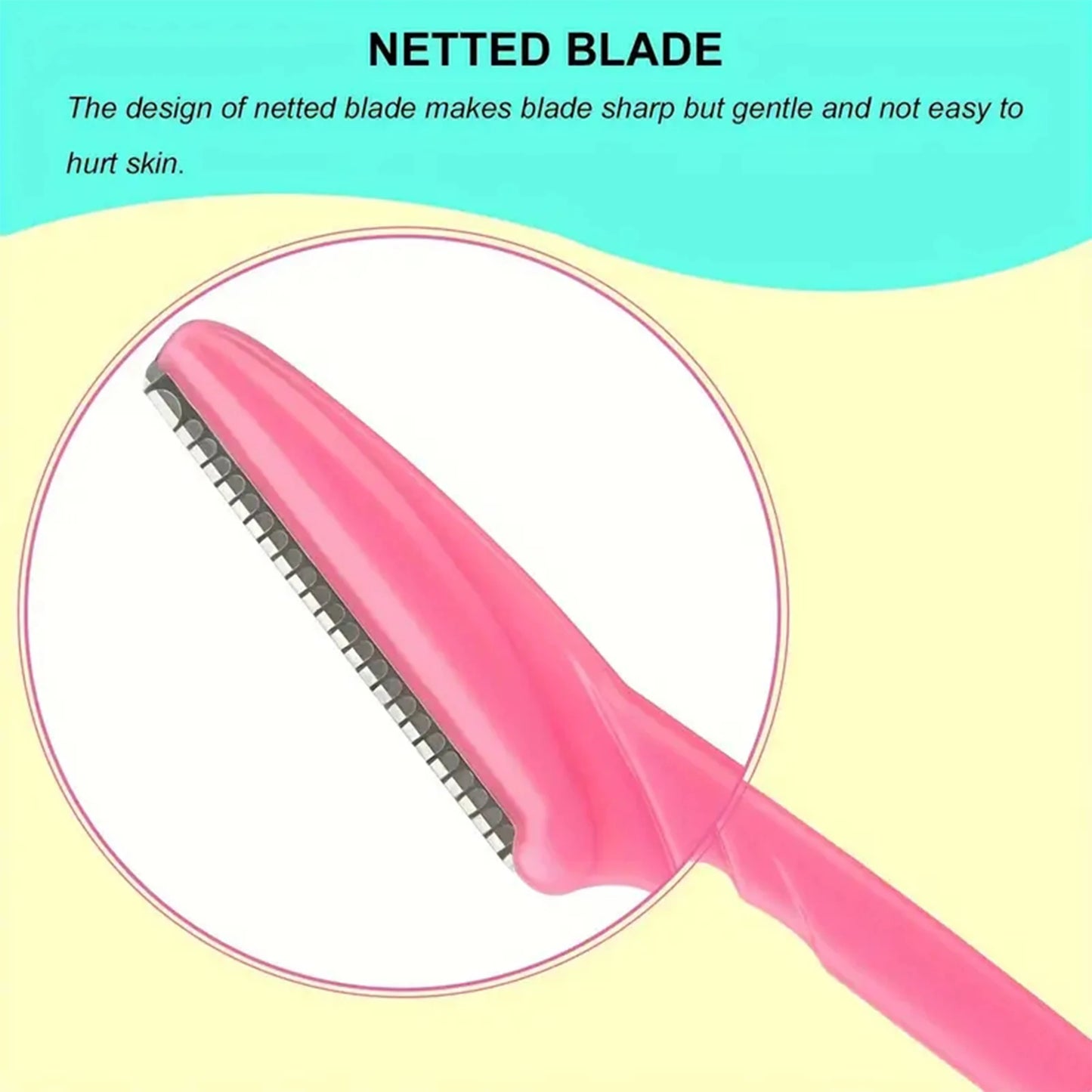✨ Eyebrow & Face Razor Set | Safe Trimmer with Protective Cover (5/10/30/40pcs) ✨