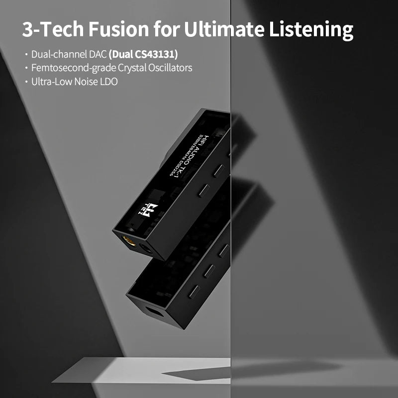 TRI TK1 Third Eye Dongle DAC AMP TypeC USB Audio HiFi Decoder Headphone Amplifier Dual CS43131for Android iOS Win10 Sound Card