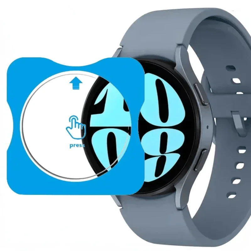 Quick Pasting Screen Film for Samsung Galaxy Watch Ultra 47mm Glass Protective Film Watch 8 7 6 5 4 40mm 44mm 8/6/4 Classic 46mm