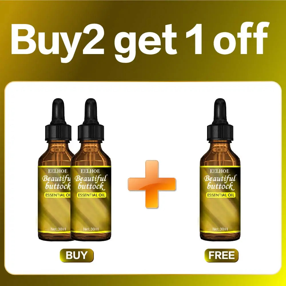 Buttocks oil Enlarge buttocks Make them fuller Rounder More upright Shape