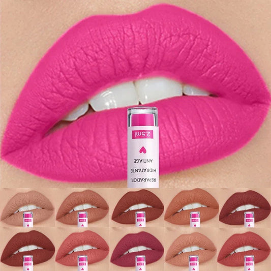 💄 Rose Red Matte Liquid Lipstick | Waterproof, Long-Lasting & Non-Stick 💄
