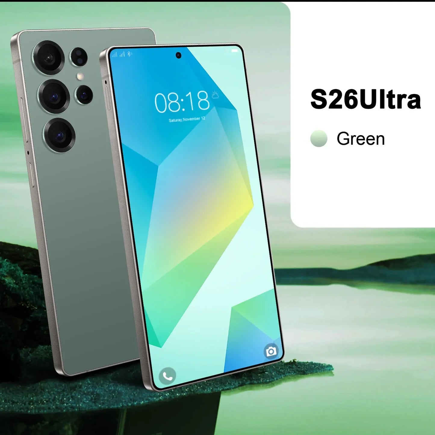 HOT 2025 new S26 Ultra original intelligent 5G dual card dual standby Android 14 system global version 8800mAh battery