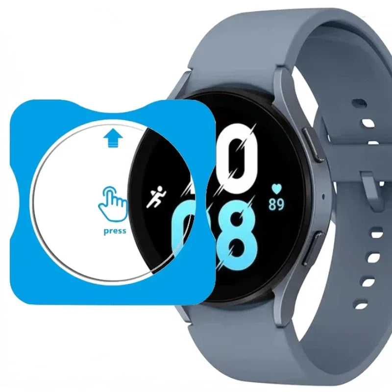Quick Pasting Screen Film for Samsung Galaxy Watch Ultra 47mm Glass Protective Film Watch 8 7 6 5 4 40mm 44mm 8/6/4 Classic 46mm